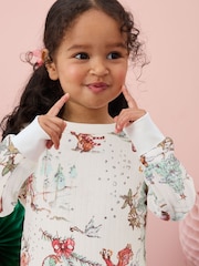 Cream Scene 100% Cotton Christmas Pyjamas (9mths-16yrs) - Image 5 of 10