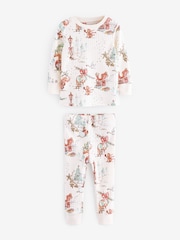 Cream Scene 100% Cotton Christmas Pyjamas (9mths-16yrs) - Image 6 of 10