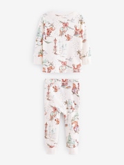 Cream Scene 100% Cotton Christmas Pyjamas (9mths-16yrs) - Image 7 of 10