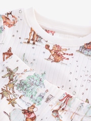 Cream Scene 100% Cotton Christmas Pyjamas (9mths-16yrs) - Image 9 of 10