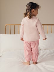 Pink Santa 100% Cotton Christmas Pyjamas (9mths-16yrs) - Image 2 of 3
