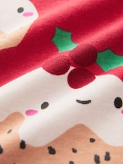 Red/Blue/Green Christmas 100% Cotton Snuggle Pyjamas 3 Pack (9mths-12yrs) - Image 13 of 13
