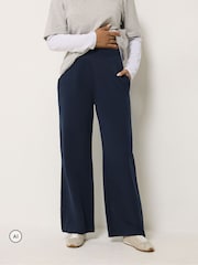 PixieGirl Petite Blue Wide Leg Joggers - Image 2 of 6