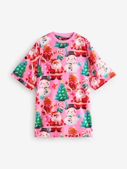 Rose père Noël - Nuisette de Noël (3-16ans) - Image 4 of 7