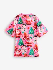 Rose père Noël - Nuisette de Noël (3-16ans) - Image 5 of 7