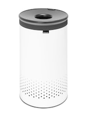 Brabantia White Laundry Bin 60L With Plastic Lid - Image 2 of 4