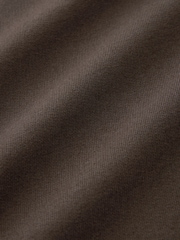 Chocolate Brown Swirl Long Sleeve Printed Layered Sweatshirt Dress - Image 7 of 7