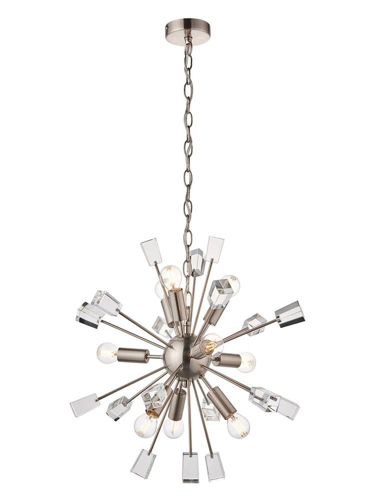 Gallery Home Silver Niro Ceiling Light Pendant - Image 10 of 10