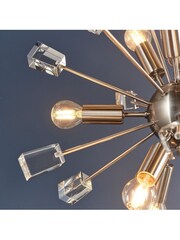Gallery Home Silver Niro Ceiling Light Pendant - Image 4 of 10