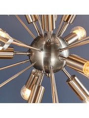 Gallery Home Silver Niro Ceiling Light Pendant - Image 5 of 10