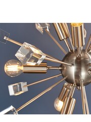 Gallery Home Silver Niro Ceiling Light Pendant - Image 6 of 10