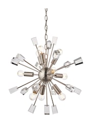 Gallery Home Silver Niro Ceiling Light Pendant - Image 9 of 10