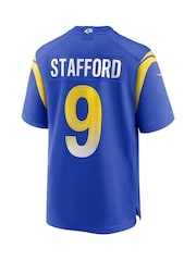 Nike Blue NFL Los Angeles Rams Game Team Colour Home Jersey - Matthew Stafford - Image 3 of 3