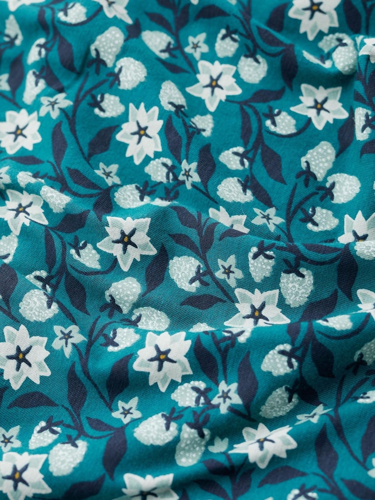 Seasalt Cornwall Blue Teal Moonfish Jersey Tunic - Image 5 of 5 Seasalt Cornwall Blue Teal Moonfish Jersey Tunic - Image 5 of 5