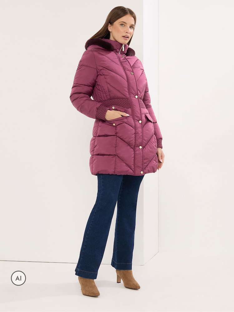 Rojo - Star by Julien MacDonald Padded Coat - Imagen 2 de 6