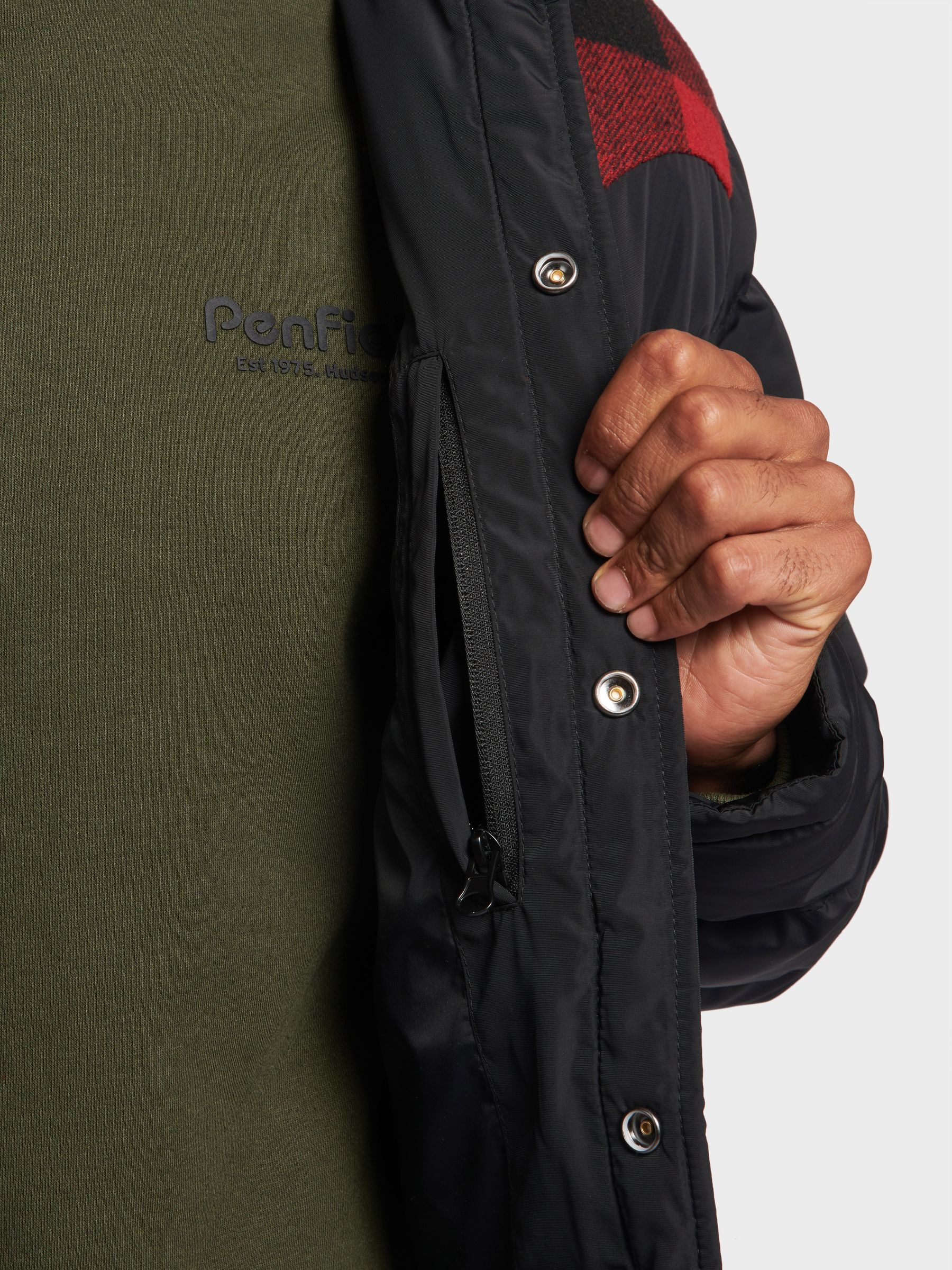 Buy Penfield Black Mens Rockford Primaloft Jacket from Next USA