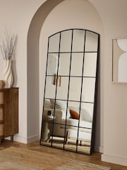 Black Metal Window Full Length Mirror - Image 2 of 6