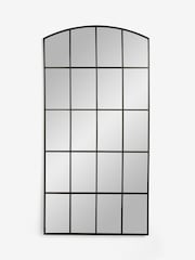 Black Metal Window Full Length Mirror - Image 4 of 6