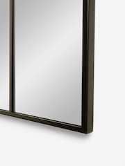 Black Metal Window Full Length Mirror - Image 5 of 6