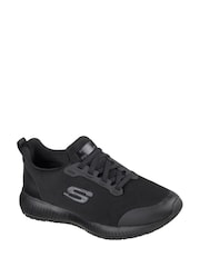 Negro - Skechers Womens Squad Slip Resistant Work Trainers - Imagen 3 de 5