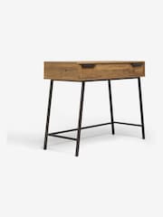 Dark Bronx Oak Effect Extra Large Dressing Table - Image 7 of 8
