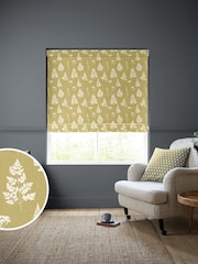 Emily Bond Yellow 100% Cotton Tynesfield Made to Measure Roman Blinds - Image 1 of 6