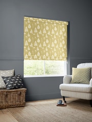 Emily Bond Yellow 100% Cotton Tynesfield Made to Measure Roman Blinds - Image 5 of 6