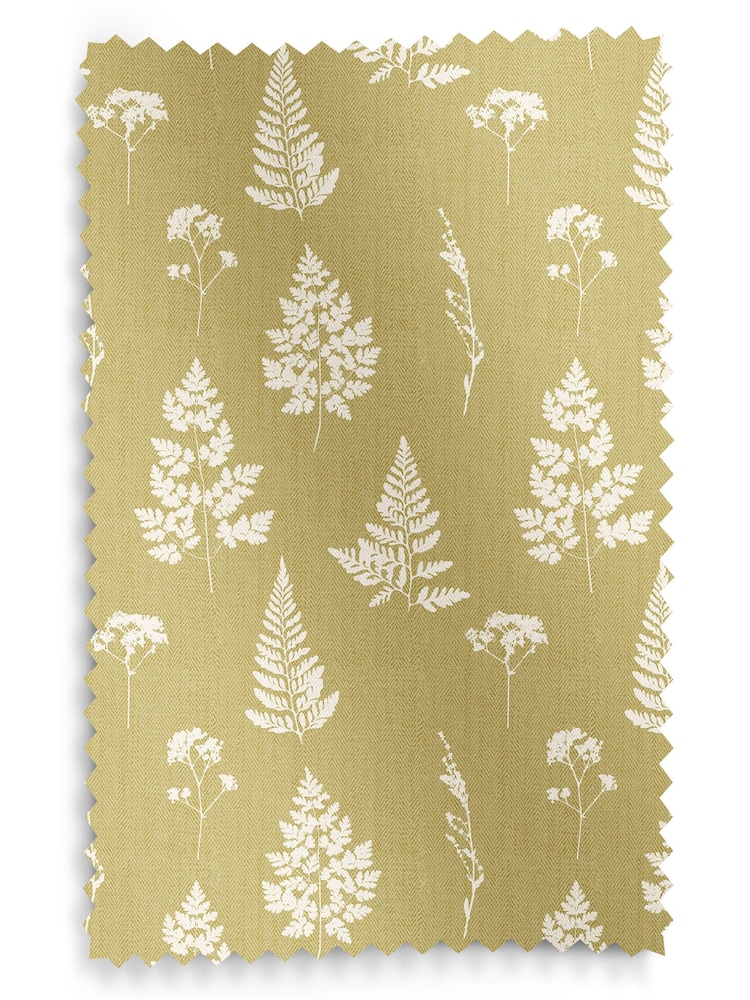 Emily Bond Yellow 100% Cotton Tynesfield Made to Measure Roman Blinds - Image 6 of 6