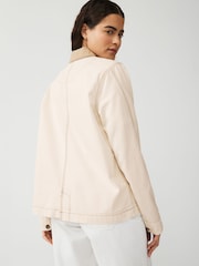 Converse Cream Chore Denim Jacket - Image 2 of 4