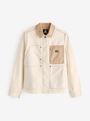 Converse Cream Chore Denim Jacket - Image 4 of 4