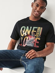 Black Bob Marley Licence T-Shirt - Image 5 of 8