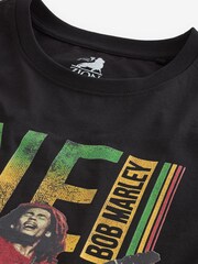 Black Bob Marley Licence T-Shirt - Image 7 of 8