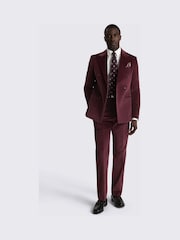 MOSS Pink Tailored Fit Corduory Suit Jacket - Image 3 of 5