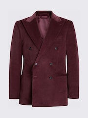 MOSS Pink Tailored Fit Corduory Suit Jacket - Image 5 of 5