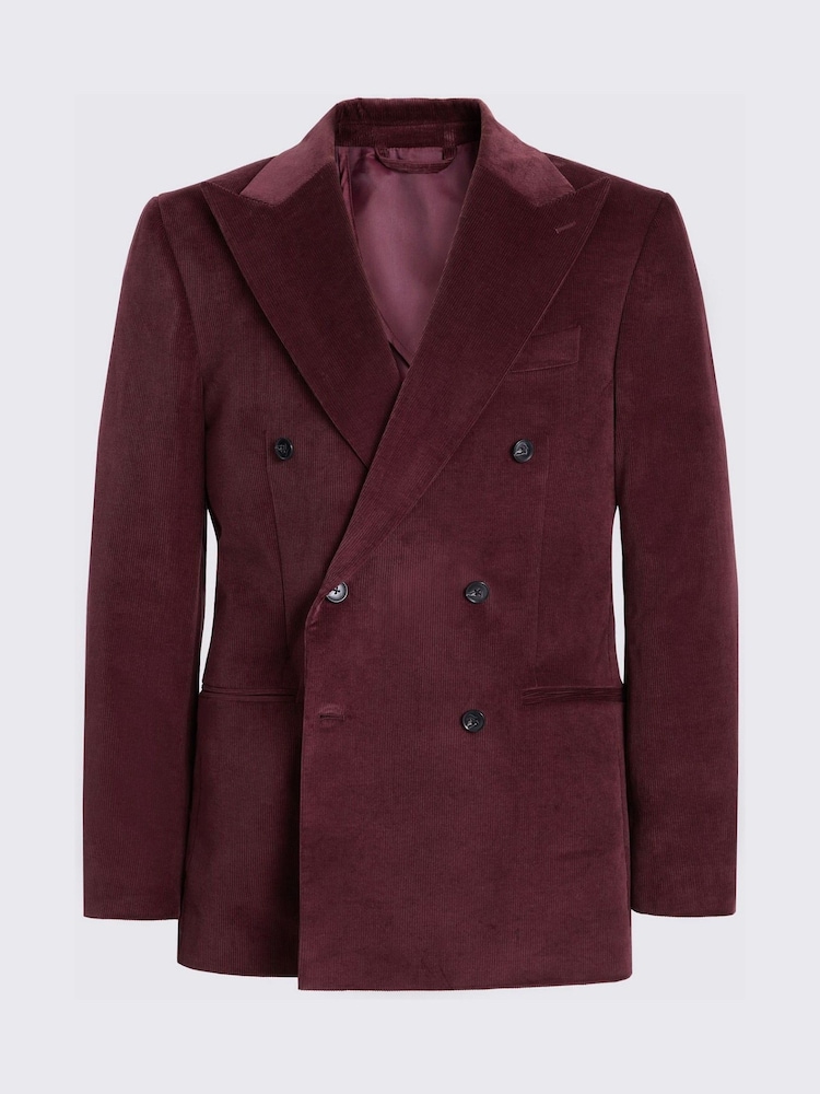 MOSS Pink Tailored Fit Corduory Suit Jacket - Image 5 of 5 MOSS Pink Tailored Fit Corduory Suit Jacket - Image 5 of 5