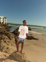 White Picasso Artist Licence 100% Cotton T-Shirt - Image 2 of 7