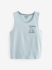 Blue 100% Cotton Snoopy Vest - Image 5 of 7