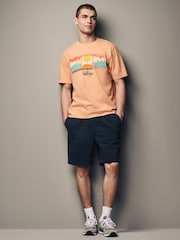Orange Beach Boys Regular Fit Band Graphic 100% Cotton T-Shirt - Image 4 of 7