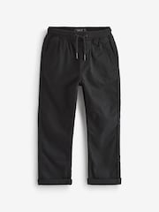 Black Regular Fit Rib Waist Pull-On Trousers (3-16yrs) - Image 5 of 7