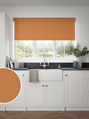 Ginger Orange Echo Made to Measure Blackout Roller Blind - Image 1 of 6
