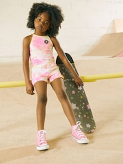 Converse Pink Chuck Taylor All Star High Infant Trainers - Image 3 of 6