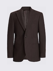 Chaqueta de traje de tweed de corte entallado MOSS - Imagen 1 de 2