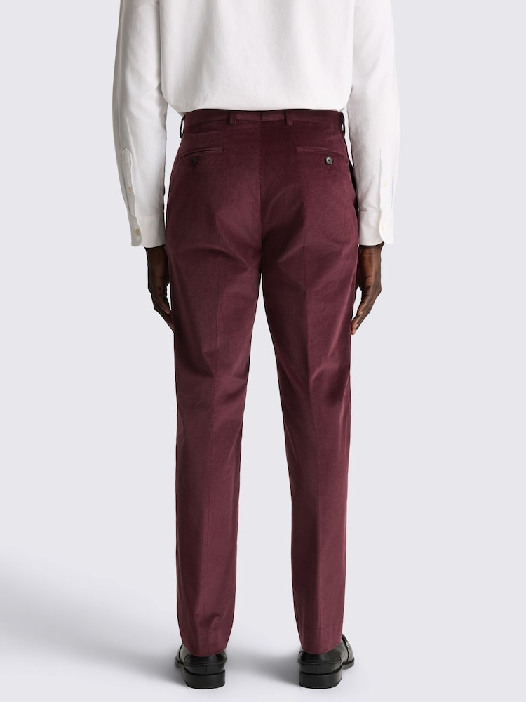 MOSS Pink Tailored Fit Corduroy Suit Trousers - Image 4 of 4 MOSS Pink Tailored Fit Corduroy Suit Trousers - Image 4 of 4