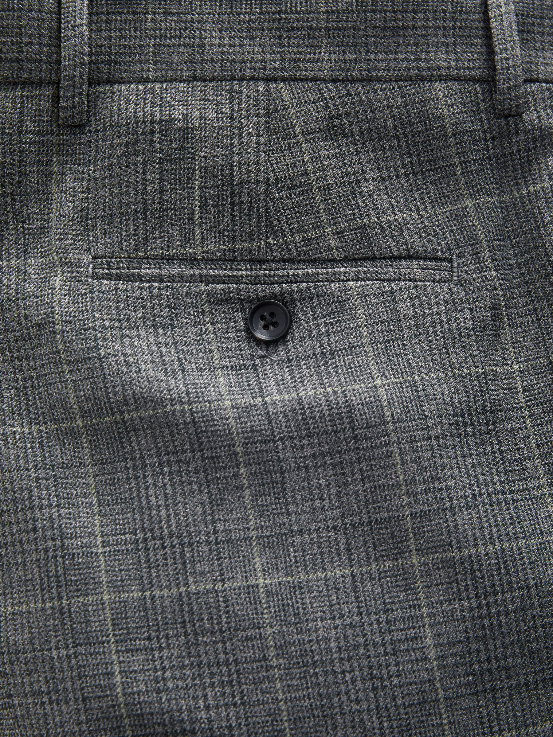 【関税&送料込】Sportmax Prince Of Wales Check Pants Buy Grey Prince of Wales Tailored fit Check Suit: Trousers