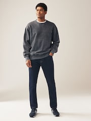 Blue Indigo Rinse Single Slim Fit Classic Stretch Jeans - Image 1 of 11