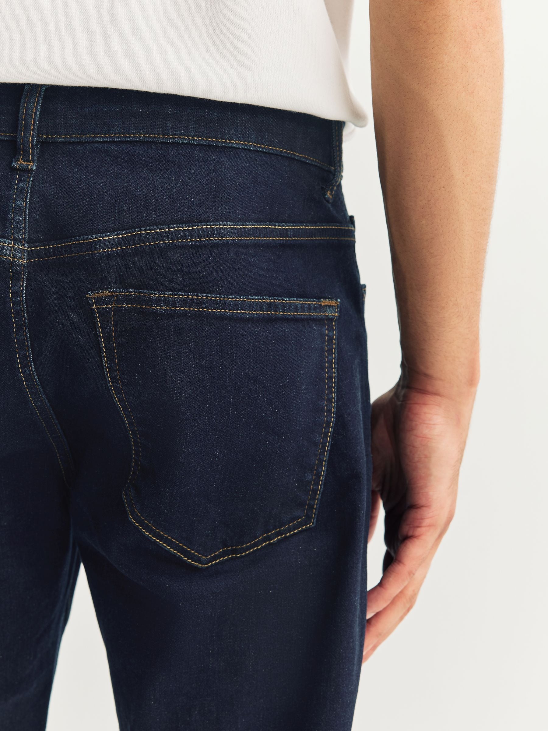 Buy Blue Indigo Rinse Slim Fit Classic Stretch Jeans from Next USA