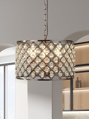 Searchlight Copper Fremont 3 Light Ceiling Light Pendant - Image 1 of 4