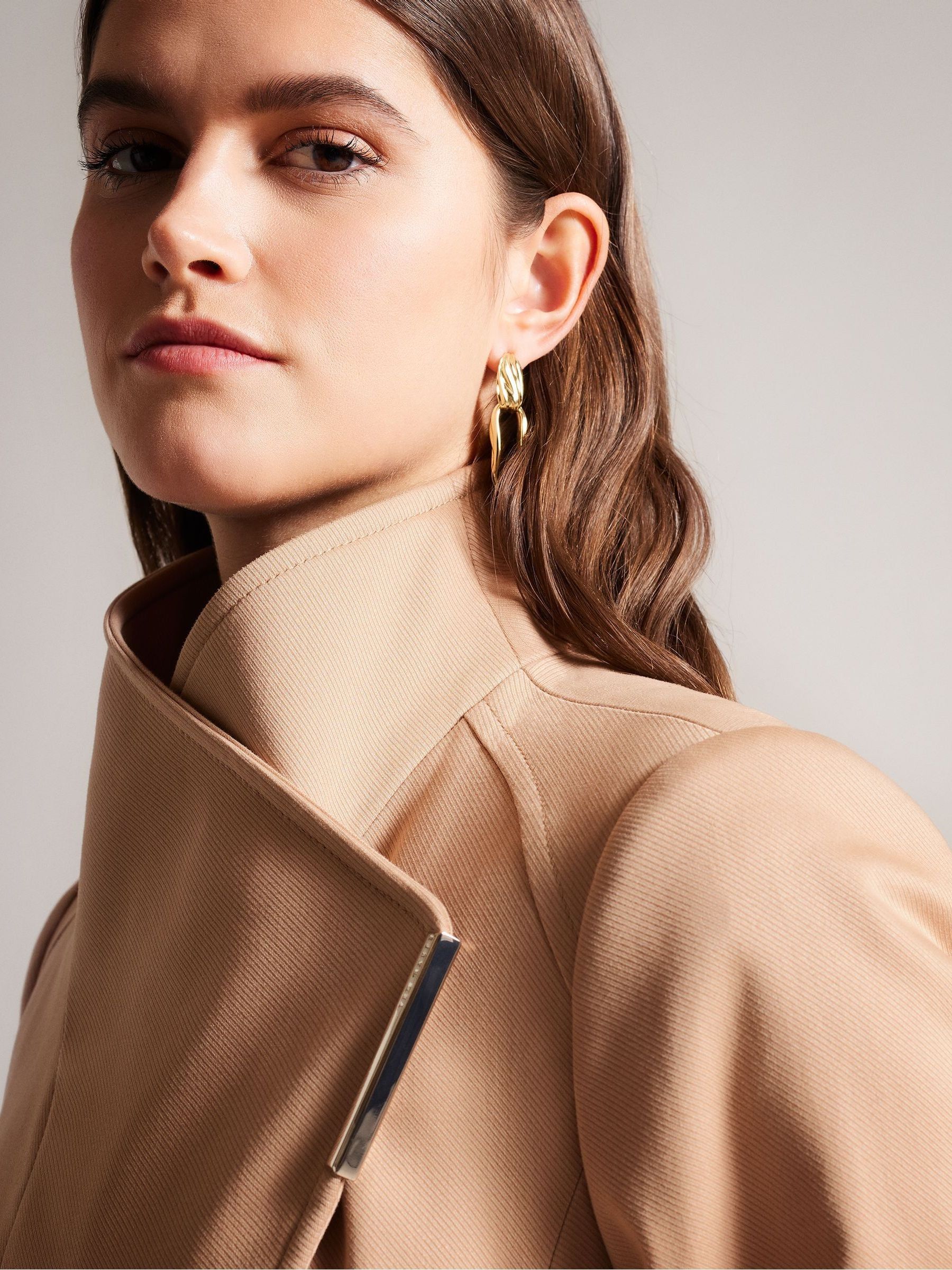 スーパーコピー 激安 - ブランドコピー代引き高品質専門店 Length Midi Rosina Brown Baker Ted Buy Wrap from Coat Trench ジャケット・アウター