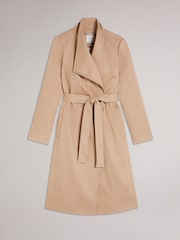 Ted Baker Brown Rosina Midi Length Wrap Trench Coat - Image 5 of 7