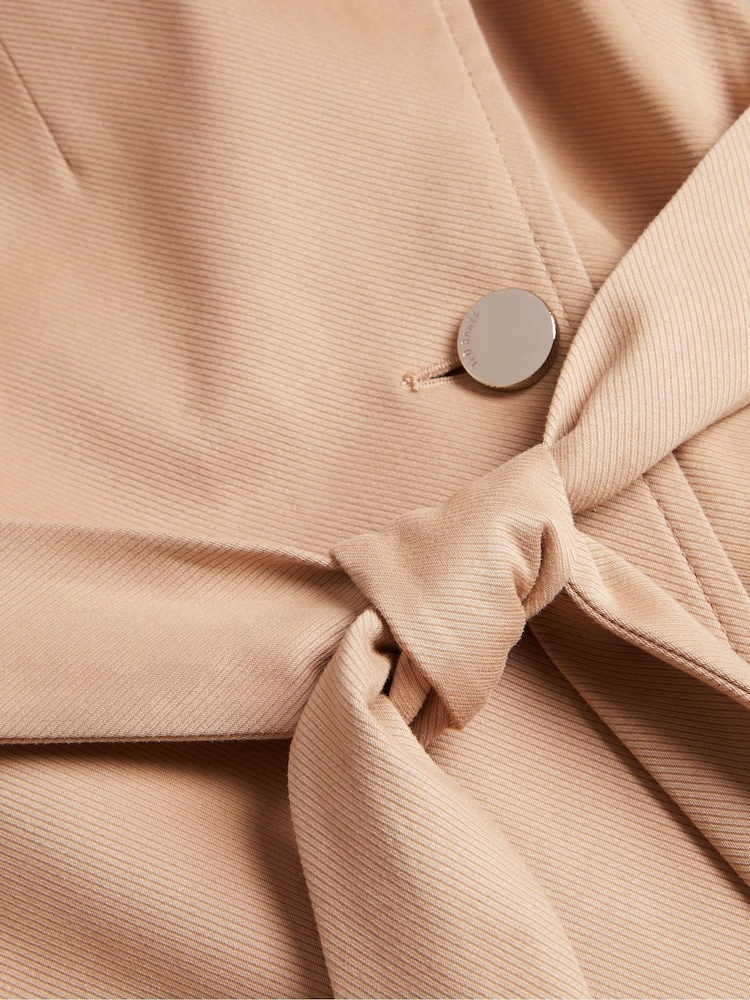 Ted Baker Brown Rosina Midi Length Wrap Trench Coat - Image 6 of 7